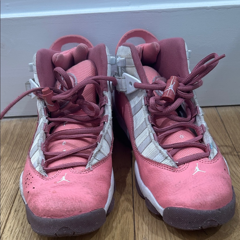 Jordan Kids Sneakers Pink and White